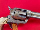 Colt SAA 1st Generation Made 1909 32WCF Gold Damascene Engraving w/ Colt Factory Letter - 8 of 14