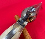 Colt SAA 1st Generation Made 1909 32WCF Gold Damascene Engraving w/ Colt Factory Letter - 4 of 14