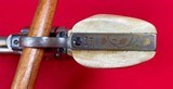 Colt SAA 1st Generation Made 1909 32WCF Gold Damascene Engraving w/ Colt Factory Letter - 10 of 14