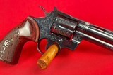Factory Engraved Colt Python 357 magnum made in 1977 w/ Factory Letter - 3 of 12