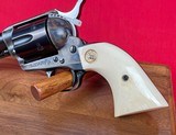Colt Single Action Army Custom Shop Revolver 45LC w/ ivory stocks fitted wood case and factory letter - 3 of 10