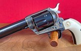 Colt Single Action Army Custom Shop Revolver 45LC w/ ivory stocks fitted wood case and factory letter - 4 of 10