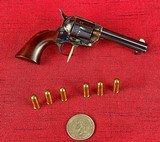 Colt SAA Miniature Revolver 45 Colt by Aldo Uberti w/ hardbound reference book - 6 of 10