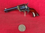 Colt SAA Miniature Revolver 45 Colt by Aldo Uberti w/ hardbound reference book - 2 of 10