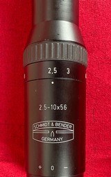 Schmidt & Bender 2.5-10x56mm FFP w/ illuminated reticle - 2 of 5