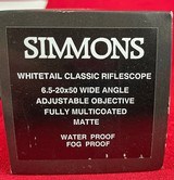 Simmons Whitetail Classic Rifle Scope 6.5-20x50 New Old Stock - 5 of 5