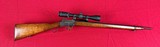 Custom Martini Cadet Australian Training Rifle Caliber 25-35 w/ Burris scope - 1 of 7