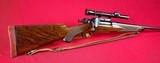 Early 3 digit serial Griffin & Howe rifle 30-06 w/ Lyman Alaskan scope - 2 of 13