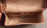 WWII WW2 German G43 K43 Magazine Pouch - 1944 date - Brown Leather - 5 of 8
