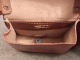 WWII WW2 German G43 K43 Magazine Pouch - 1944 date - Brown Leather - 6 of 8