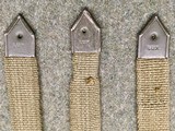 WWII German Tropical Tornister Equipment Straps - LUX - Set of 3 - Unissued - 5 of 6