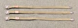 WWII German Tropical Tornister Equipment Straps - LUX - Set of 3 - Unissued - 2 of 6