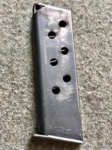 WWII German Walther PPK Flat Base Magazine - Early War Walther Banner Only - Excellent Condition - 1 of 7