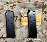 Colt M1911 Magazines - 1 x USGI - 1 x Krasner's Triple K - New Old Stock - Excellent Condition - 1 of 7