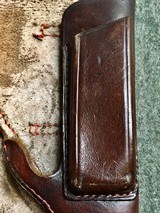 WWII WW2 Walther PPK D.R.G.M. Akah Brown Leather Holster – Exceptional Condition - 9 of 15
