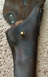 WWI WWII US M1916 Holster - Rock Island Arsenal - Very Good Condition - 10 of 12