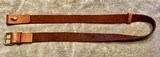 WWII WW2 Japanese Arisaka Leather Rifle Sling – Near Mint! - 2 of 11