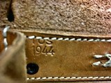 WWII WW2 German G/K43 Magazine Pouch - ros - 1944 - Brown Leather - 4 of 7