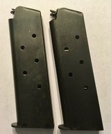 WWII WW2 US Colt M1911A1 Magazines - Pair - Excellent Condition - 2 of 7