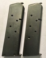 WWII WW2 US Colt M1911A1 Magazines - Pair - Excellent Condition - 1 of 7