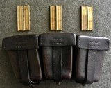 K98k Ammunition Pouch – Dated 1942 - Includes 6 Stripper Clips - 1 of 15