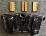 K98k Ammunition Pouch – Dated 1942 - Includes 6 Stripper Clips - 2 of 15