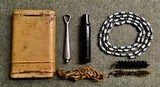 WWII WW2 German RG34 Cleaning Kit - Ultra Rare Ordnance Tan - Marked rco 44 - 2 of 15