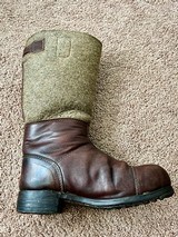 WWII WW2 German Late-War Winter Combat Boots in Brown Leather with RBNr
in Superb Condition - 10 of 15