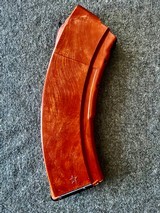 Russian Tula AK-47 Magazine - Orange Bakelite - Long Top - Excellent Condition - 1 of 9