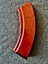 Russian Tula AK-47 Magazine - Orange Bakelite - Long Top - Excellent Condition - 2 of 9