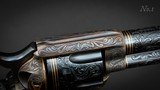 Engraved Colt SAA Pair, Consecutive Numbers, Engraved by Weldon Bledsoe - 6 of 16