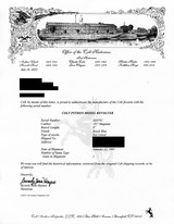 Colt Python, First Year of 8-Inch Production, Factory Letter - 4 of 4