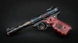 Turnbull Finished Ruger Mark IV Target, Badged Rosewood Grips - 2 of 2