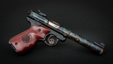 Turnbull Finished Ruger Mark IV Target, Badged Rosewood Grips