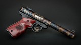 Turnbull Finished Ruger Mark IV Target, Badged Rosewood Grips