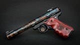 Turnbull Finished Ruger Mark IV Target, Badged Rosewood Grips - 2 of 2