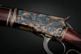 Engraved Turnbull Finished Winchester 1892 Deluxe Takedown with Case, 44 Rem Mag - 2 of 8