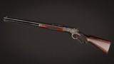 Engraved Turnbull Finished Winchester 1892 Deluxe Takedown with Case, 45 Colt - 4 of 8