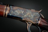 Engraved Turnbull Finished Winchester 1892 Deluxe Takedown with Case, 45 Colt - 2 of 8