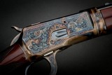 Engraved Turnbull Finished Winchester 1892 Deluxe Takedown with Case, 45 Colt - 1 of 8
