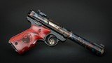 Turnbull Finished Ruger Mark IV Target, Badged Rosewood Grips - 1 of 2