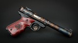 Turnbull Finished Ruger Mark IV Target, Badged Rosewood Grips