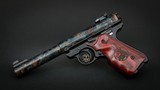 Turnbull Finished Ruger Mark IV Target, Badged Rosewood Grips - 2 of 2