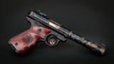 Turnbull Finished Ruger Mark IV Target, Badged Rosewood Grips - 1 of 2