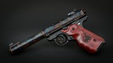 Turnbull Finished Ruger Mark IV Target, Badged Rosewood Grips - 2 of 2
