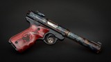 Turnbull Finished Ruger Mark IV Target, Badged Rosewood Grips