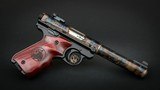 Turnbull Finished Ruger Mark IV Target, Badged Rosewood Grips, 22LR