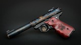 Turnbull Finished Ruger Mark IV Target, Badged Rosewood Grips, 22LR - 2 of 2