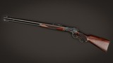 Engraved Turnbull Finished Winchester 1892 Deluxe Takedown with Case - 2 of 9