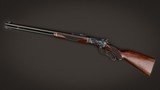 Engraved Turnbull Finished Winchester 1892 Deluxe Takedown with Case - 2 of 8